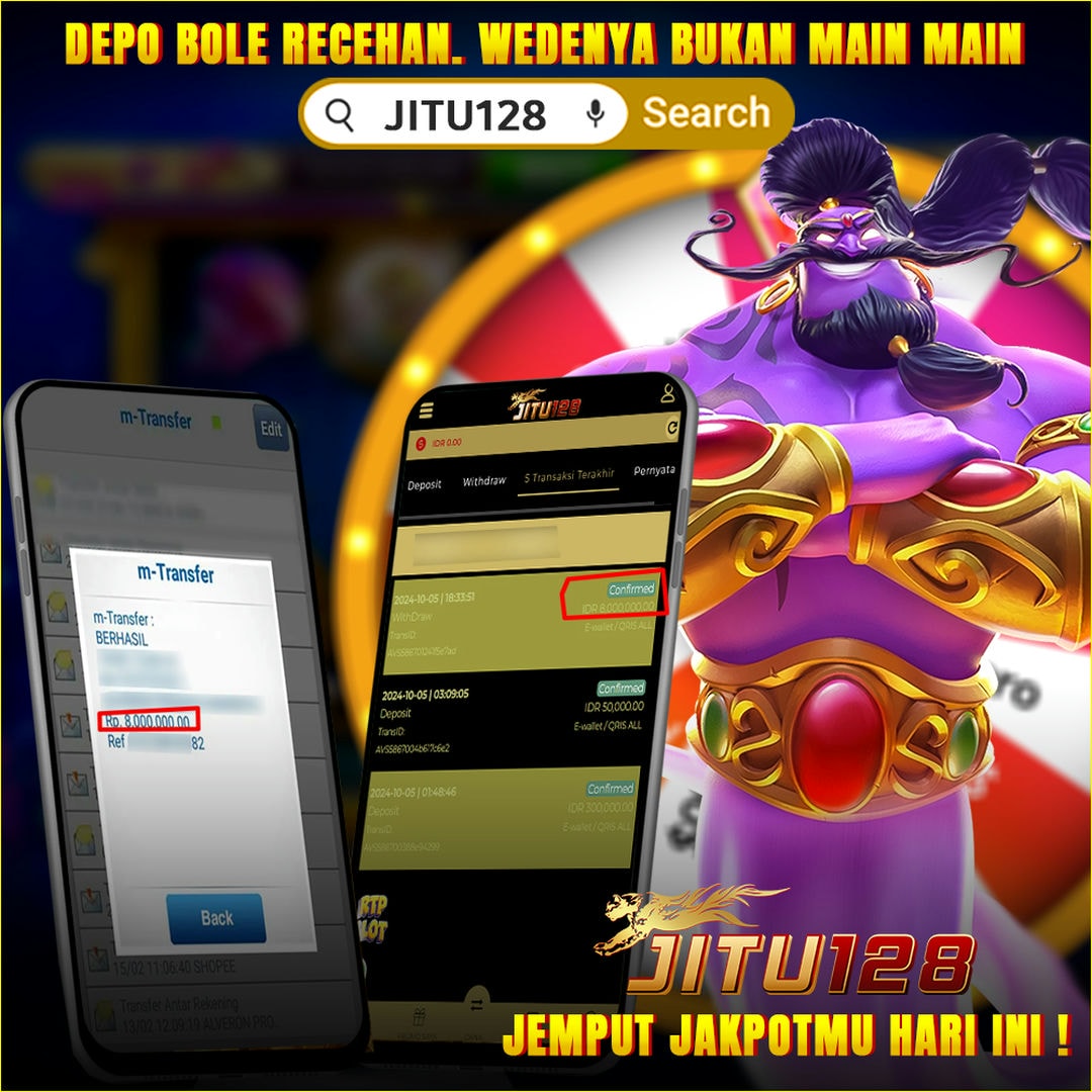 Jitu128: Depo Boleh Recehan, Wedenya Bukan Main Main